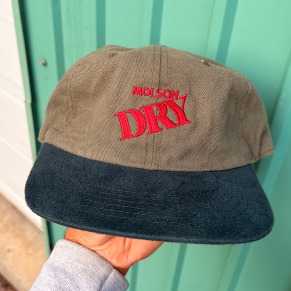 molson dry Other - Vintage MOLSON DEY beer hat strapback